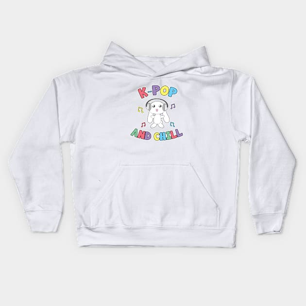 K-Pop And Chill Kids Hoodie by LunaMay